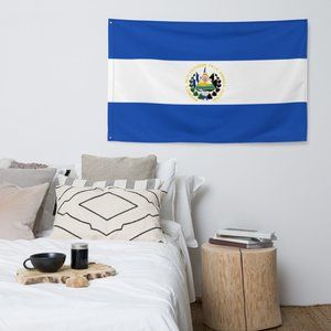 El Salvador Flag (Customizable)